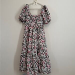 Abercrombie & Fitch Emerson Floral Dress - Pink and Green